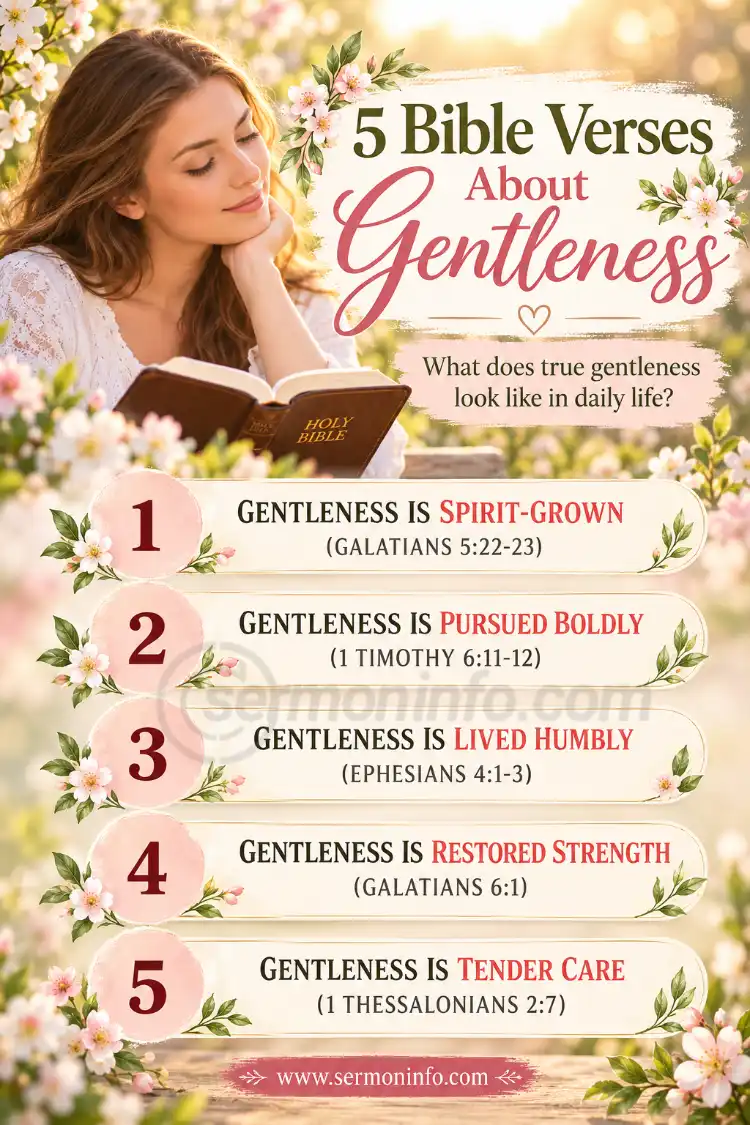 5 Bible Verses About Gentleness 5 Bible Verses About Gentleness