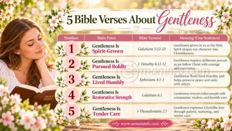 5 Bible Verses About Gentleness 5 Bible Verses About Gentleness