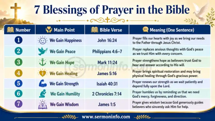 7 Blessings of Prayer in the Bible
