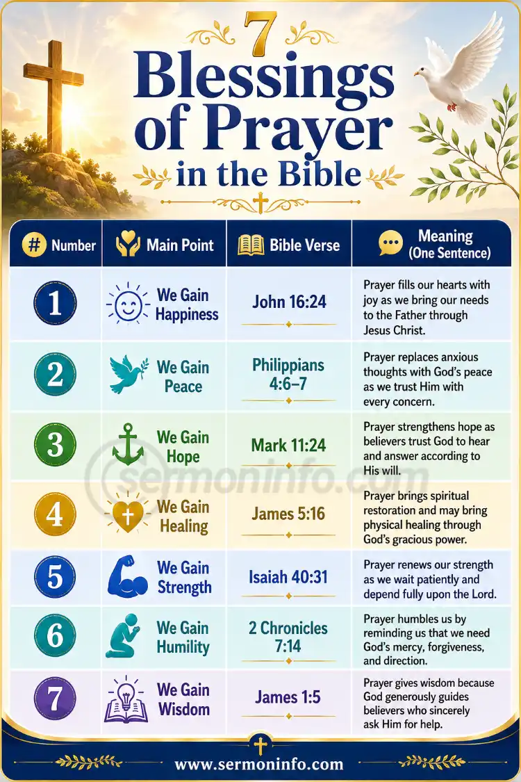 7 Blessings of Prayer in the Bible