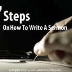 7 Steps On How To Write A Sermon