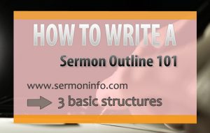 How To Write A Sermon Outline 101