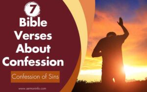 7 Bible Verses About Confession of Sins