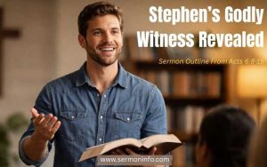 Sermon Outline From Acts 6:8-15 Explained