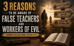 Sermon Outline From 2 Peter 2:1-3 Explained