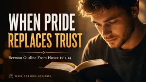 Sermon Outline From Hosea 12:1-14 Explained