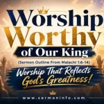 Sermon Outline From Malachi 1:6-14 Explained