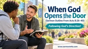 Sermon Outline From Acts 8:26-40 Explained