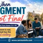 Sermon Outline From Hosea 13:1-16 Explained