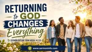 Sermon Outline From Hosea 14:1-9 Explained