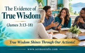 Sermon Outline From James 3:13-18 Explained