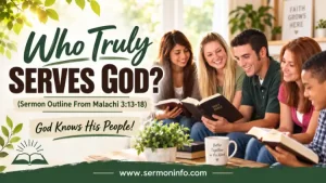 Sermon Outline From Malachi 3:13-18 Explained