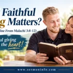 Sermon Outline From Malachi 3:8-12 Explained