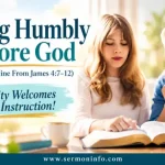 Sermon Outline From James 4:7-12 Explained