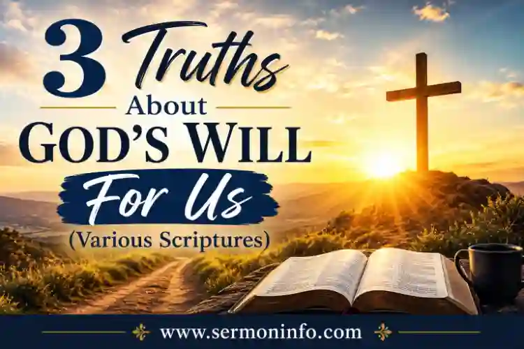 3 Truths About God's Will For Us 3 Truths About God's Will For Us