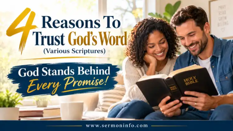 4 Reasons To Trust God's Word | God Stands Behind Every Promise 4 Reasons To Trust God's Word | God Stands Behind Every Promise
