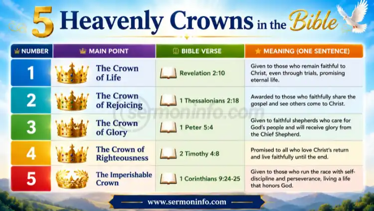 5 Heavenly Crowns in the Bible 5 Heavenly Crowns in the Bible