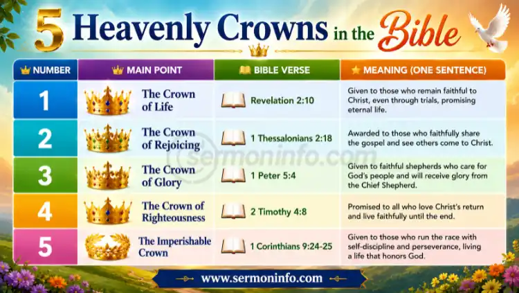 5 Heavenly Crowns in the Bible 5 Heavenly Crowns in the Bible