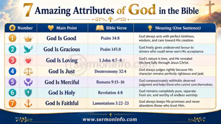 7 Amazing Attributes of God in the Bible 7 Amazing Attributes of God in the Bible