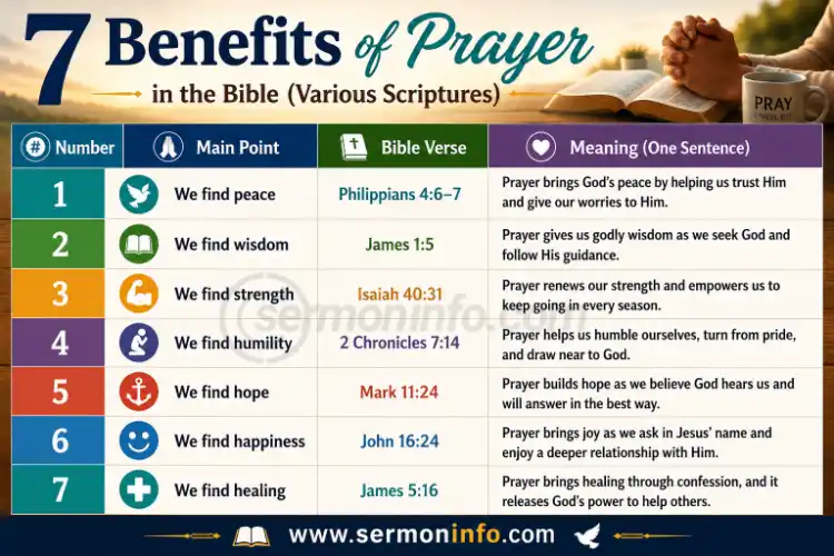 7 Benefits of Prayer in the Bible 7 Benefits of Prayer in the Bible