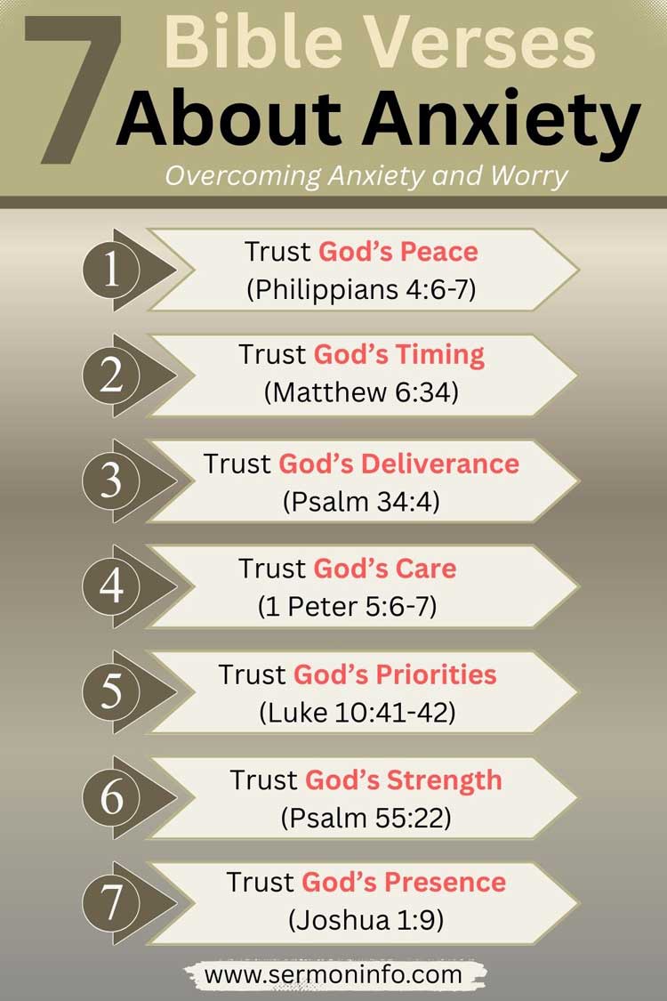 7 Bible Verses About Anxiety