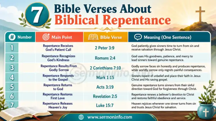 7 Bible Verses About Biblical Repentance