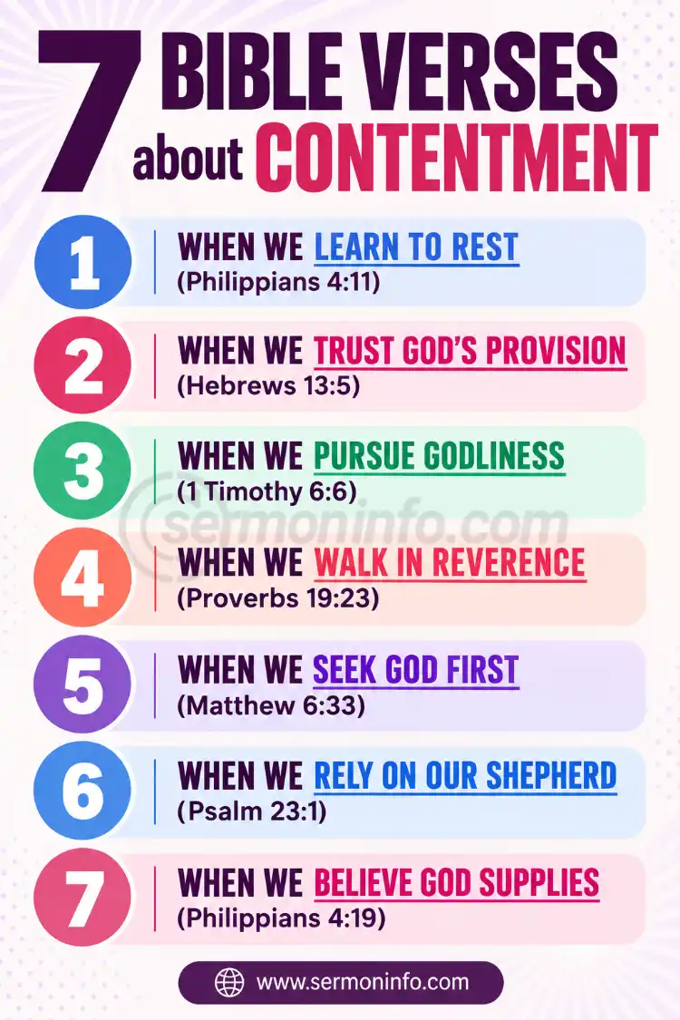 7 Bible Verses About Contentment