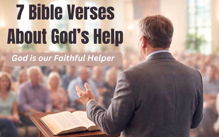 7 Bible Verses About God's Help 7 Bible Verses About God's Help