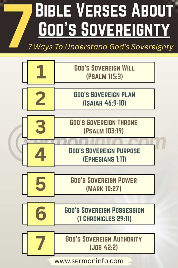 7 Bible Verses About God's Sovereignty
