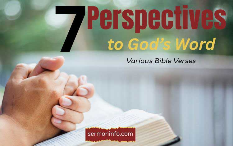 7 Bible Verses About God's Word 7 Bible Verses About God's Word