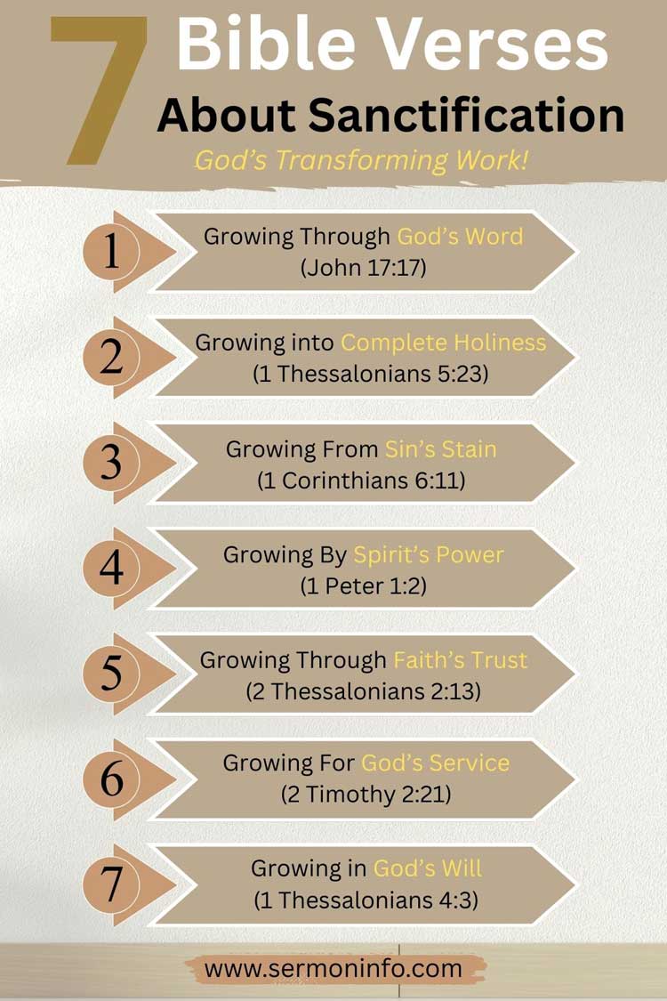 7 Bible Verses About Sanctification