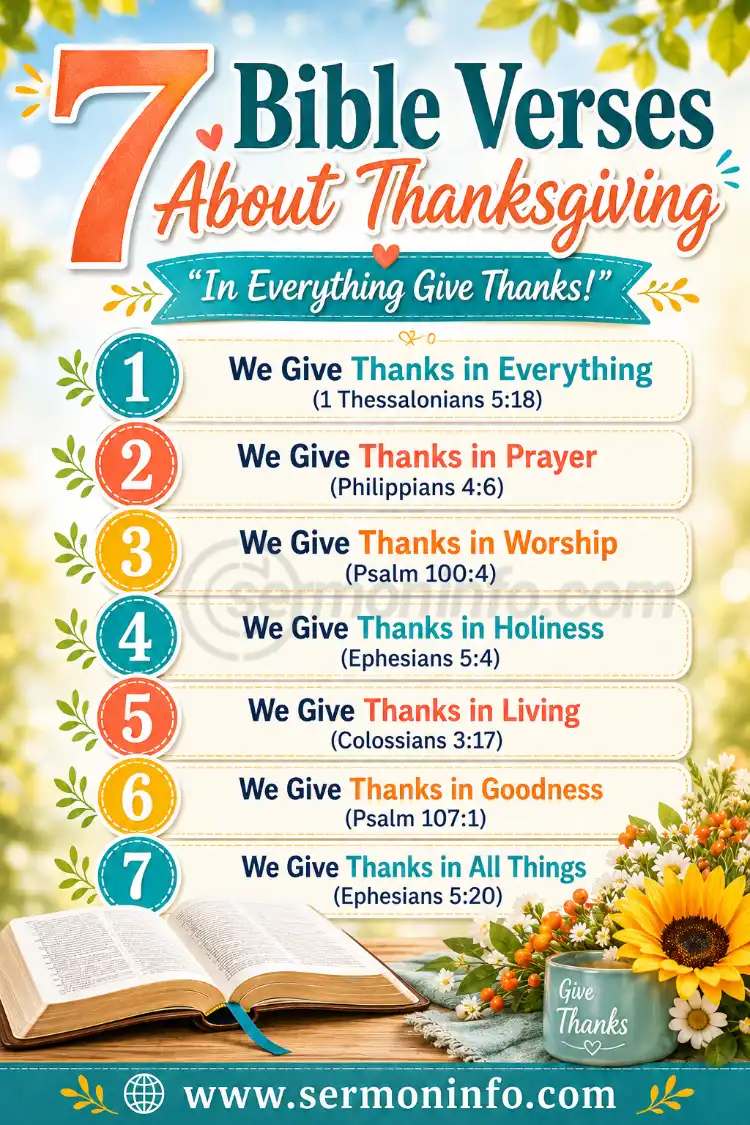 7 Bible Verses About Thanksgiving 7 Bible Verses About Thanksgiving