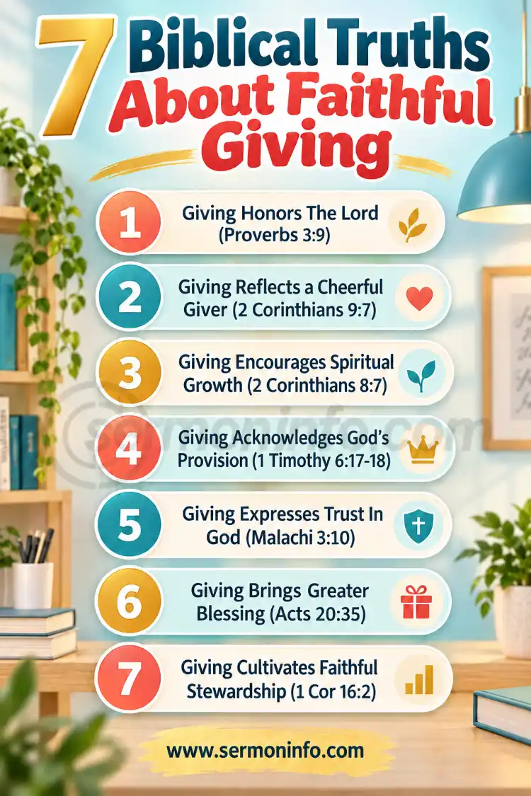 7 Biblical Truths About Faithful Giving 7 Biblical Truths About Faithful Giving