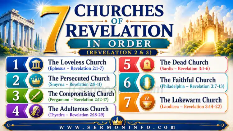 7 Churches of Revelation in Order | Revelation 2 & 3