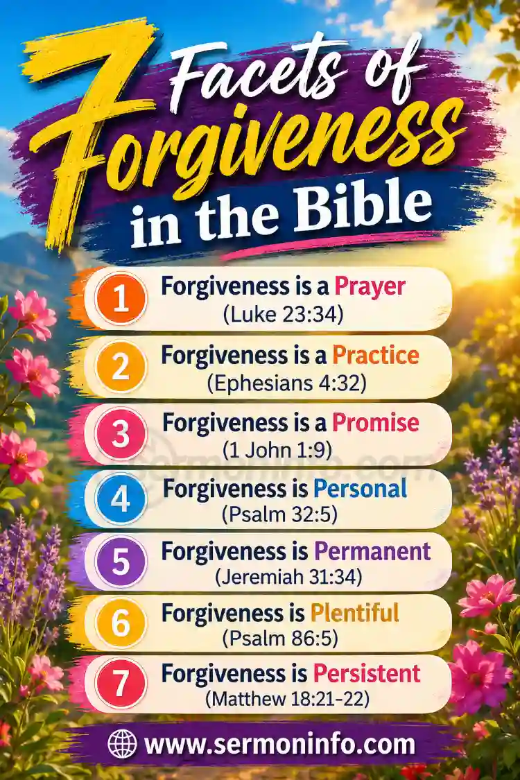 7 Facets of Forgiveness in the Bible 7 Facets of Forgiveness in the Bible