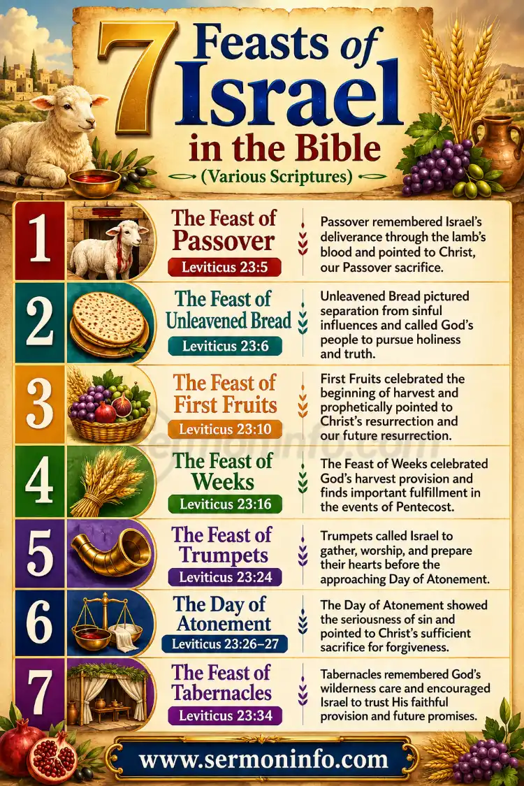 7 Feasts of Israel in the Bible 7 Feasts of Israel in the Bible