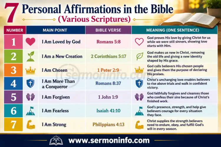7 Personal Affirmations in the Bible 7 Personal Affirmations in the Bible