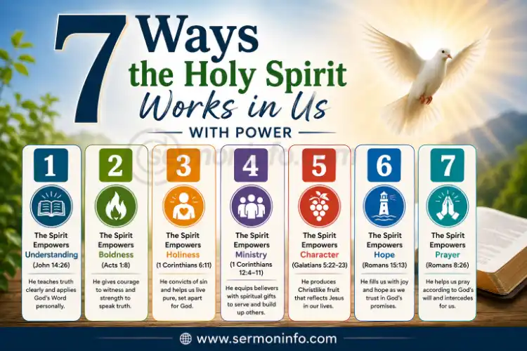 7 Ways the Holy Spirit Works in Us 7 Ways the Holy Spirit Works in Us
