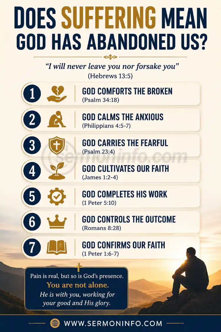 Does Suffering Mean God Has Abandoned Us? Does Suffering Mean God Has Abandoned Us?