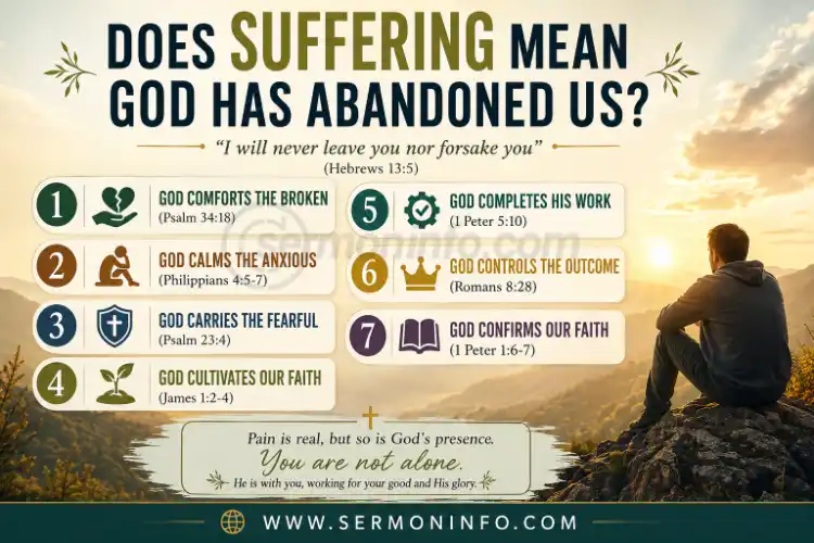 Does Suffering Mean God Has Abandoned Us? Does Suffering Mean God Has Abandoned Us?