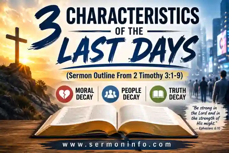 Sermon Outline From 2 Timothy 3:1-9 Sermon Outline From 2 Timothy 3:1-9