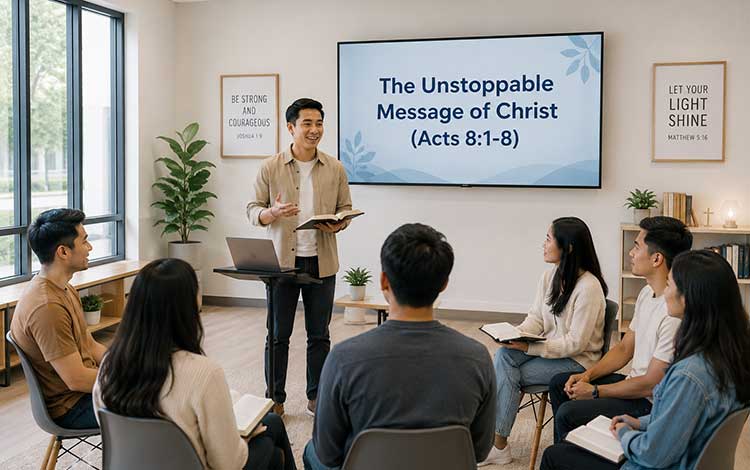 The Unstoppable Message of Christ | Sermon Outline From Acts 8:1-8 The Unstoppable Message of Christ | Sermon Outline From Acts 8:1-8