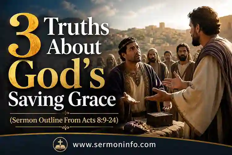 Sermon Outline From Acts 8:9-24 | 3 Truths About God's Saving Grace