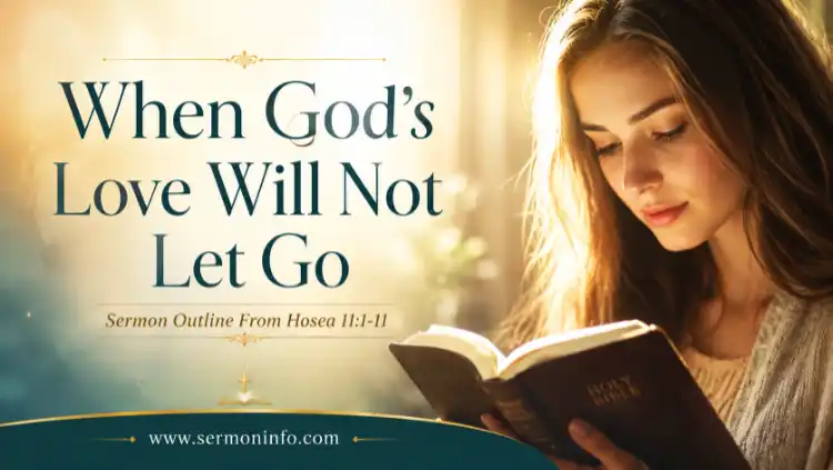 When God's Love Will Not Let Go | Sermon Outline From Hosea 11:1-11 When God's Love Will Not Let Go | Sermon Outline From Hosea 11:1-11