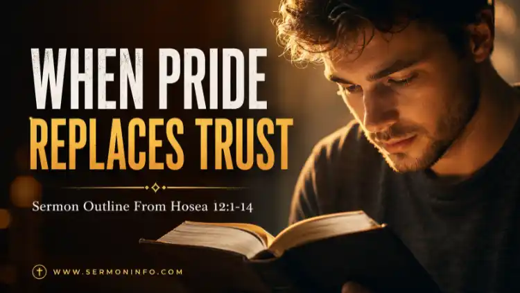 Sermon Outline From Hosea 12:1-14 | When Pride Replaces Trust Sermon Outline From Hosea 12:1-14 | When Pride Replaces Trust