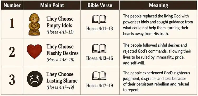 Sermon Outline From Hosea 4:11-19 | 3 Marks of a People That Leave God Sermon Outline From Hosea 4:11-19 | 3 Marks of a People That Leave God