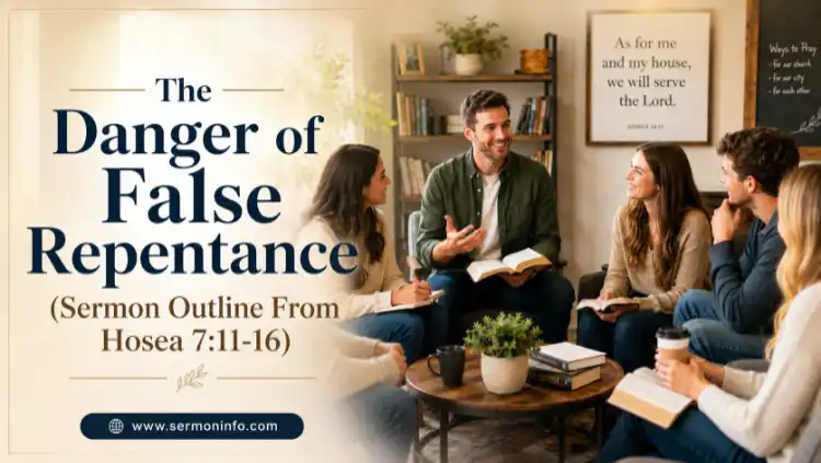 The Danger of False Repentance | Sermon Outline From Hosea 7:11-16 The Danger of False Repentance | Sermon Outline From Hosea 7:11-16