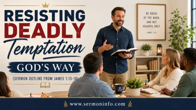 Sermon Outline From James 1:13-18 | Resisting Deadly Temptation God's Way Sermon Outline From James 1:13-18 | Resisting Deadly Temptation God's Way