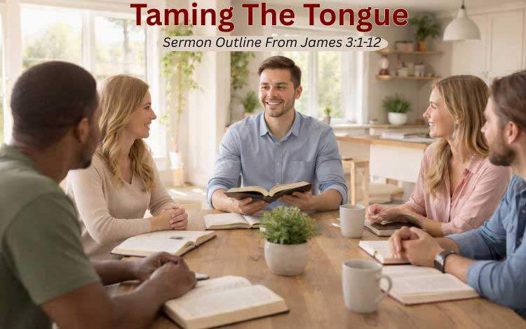 Sermon Outline From James 3:1-12 | Taming the Tongue Sermon Outline From James 3:1-12 | Taming the Tongue