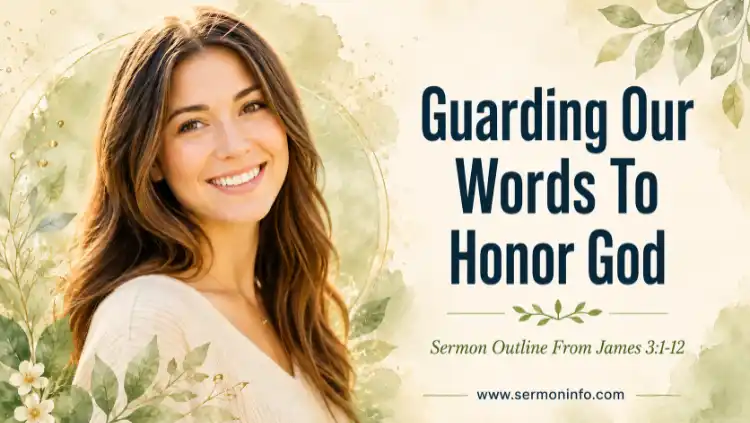 Sermon Outline From James 3:1-12 | Guarding Our Words To Honor God Sermon Outline From James 3:1-12 | Guarding Our Words To Honor God